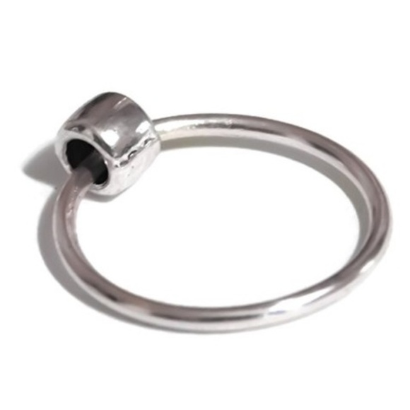(2-13) 925 Sterling Silver Anxiety/Fidget Ring with Sliding Bead ADHD ADD Aid - Picture 1 of 4